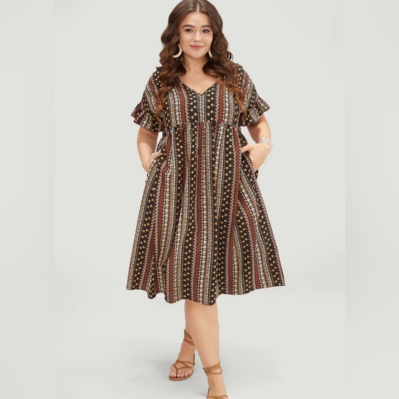 Bloom chic bandana print dress NWT - Picture 1 of 4